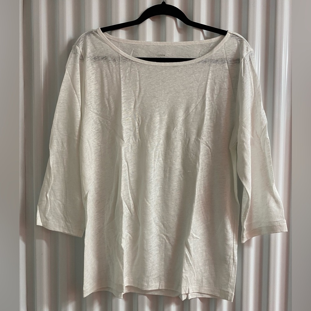 Brand new J crew women’s  linen T shirt